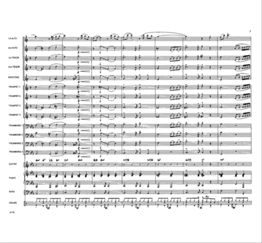 One Special Moment One Special Moment Jazz Ensemble scores gallery preview page 8