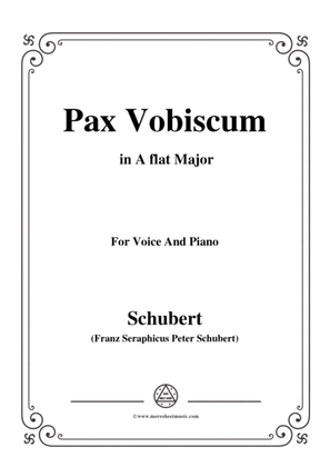 Schubert-Pax Vobiscum,in A flat Major,for Voice and Piano