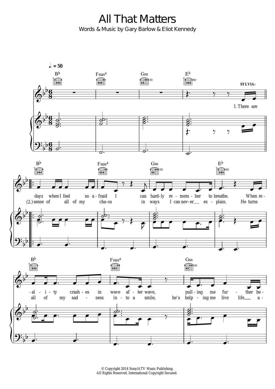 All That Matters (from Finding Neverland)