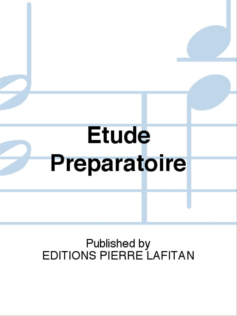 Etude Préparatoire Etude Préparatoire Percussion scores gallery preview page 1