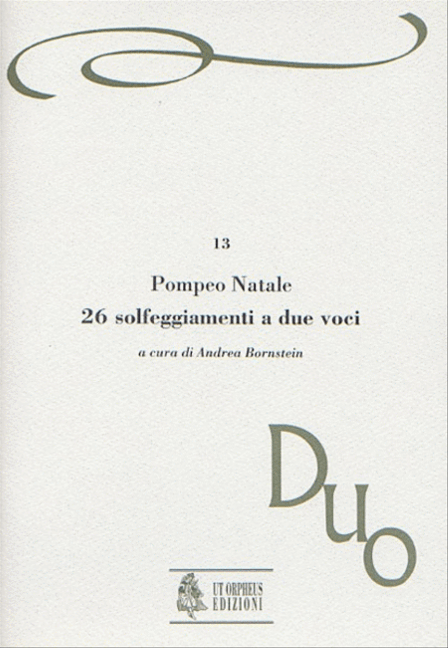 26 Solfeggiamenti a due voci (Roma 1674/81) Score scores gallery preview page 1