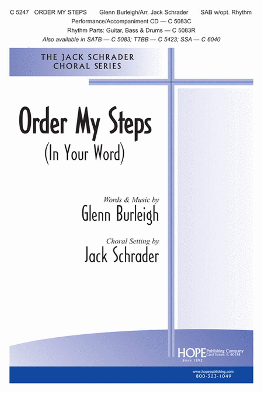 Order My Steps 4-Part scores gallery preview page 1