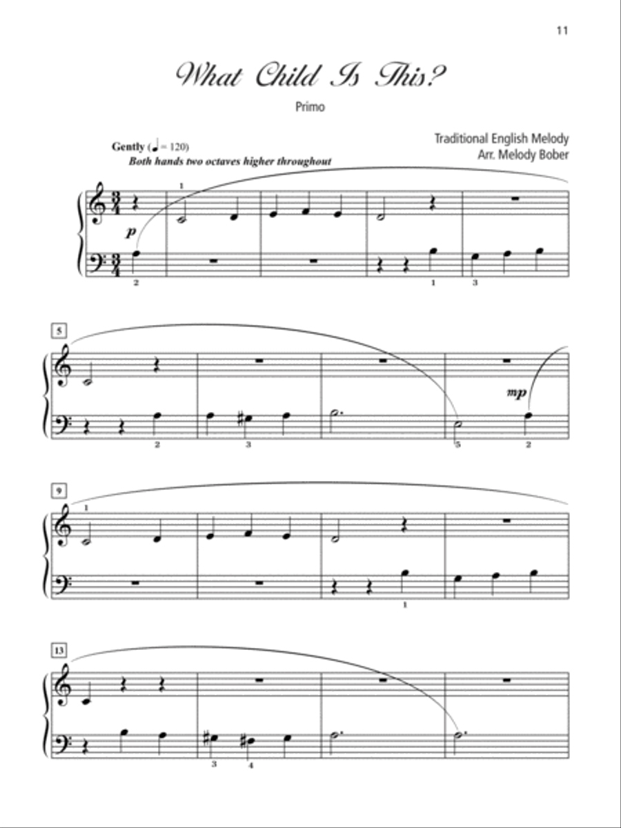 Grand Duets for Christmas 1-3 (Value Pack) Easy Piano scores gallery preview page 6