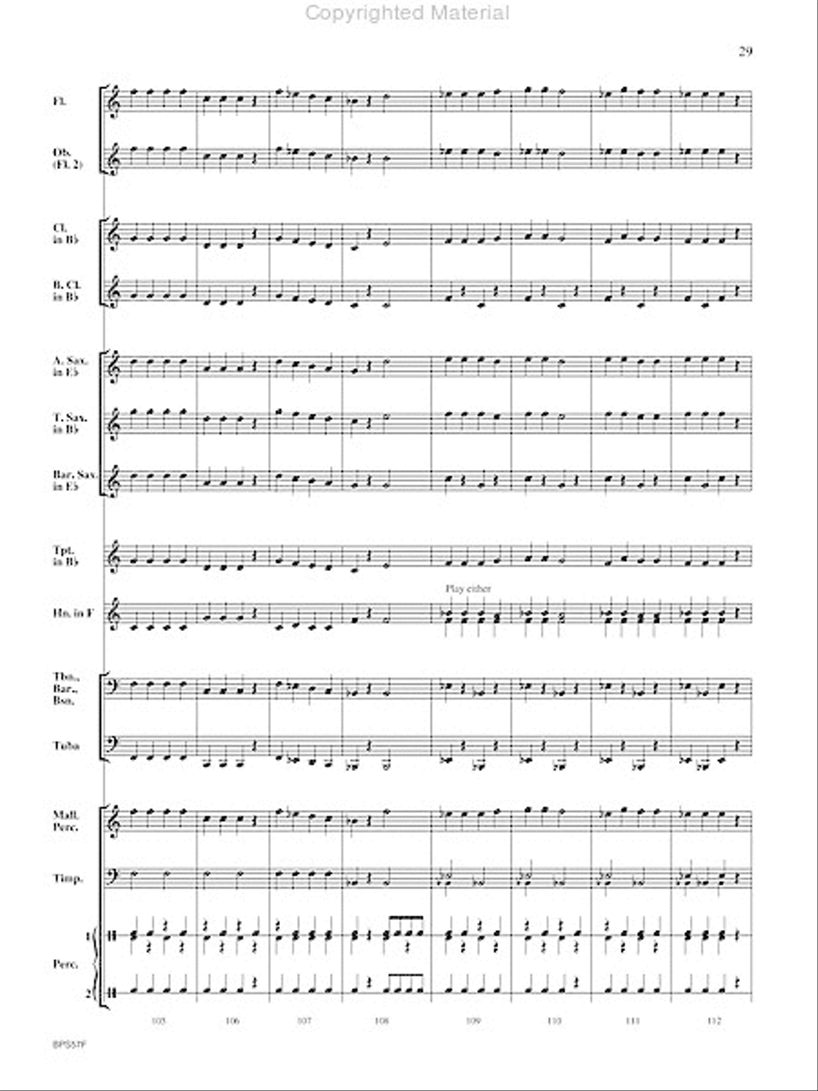 Aunt Rhodie's Diet Aunt Rhodie's Diet Concert Band scores gallery preview page 30