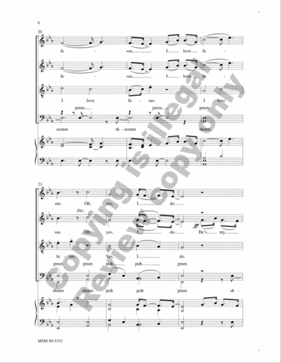 Take Me to the Water Divisi scores gallery preview page 6