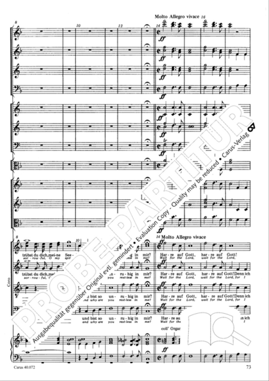 Psalm 42 Psalm 42 4-Part scores gallery preview page 73