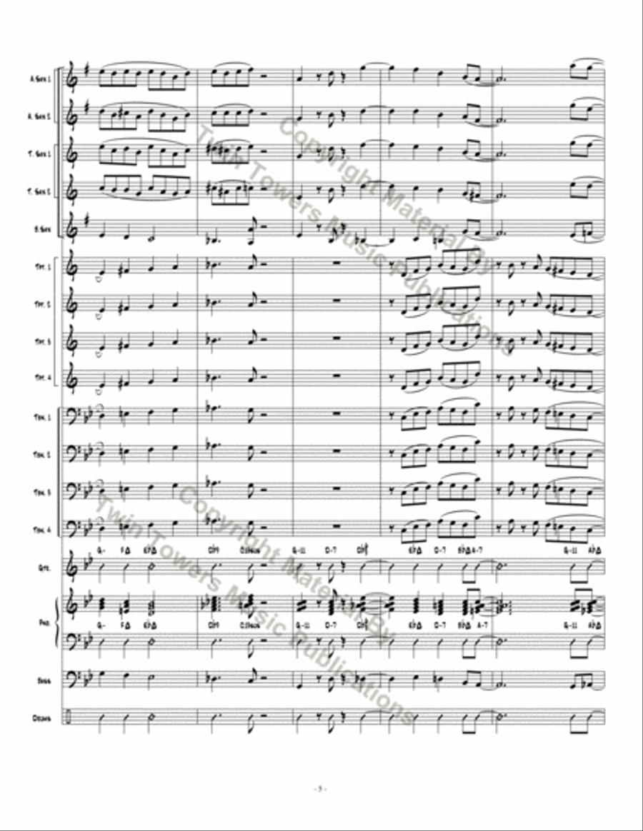 Rubaswing Jazz Ensemble scores gallery preview page 6