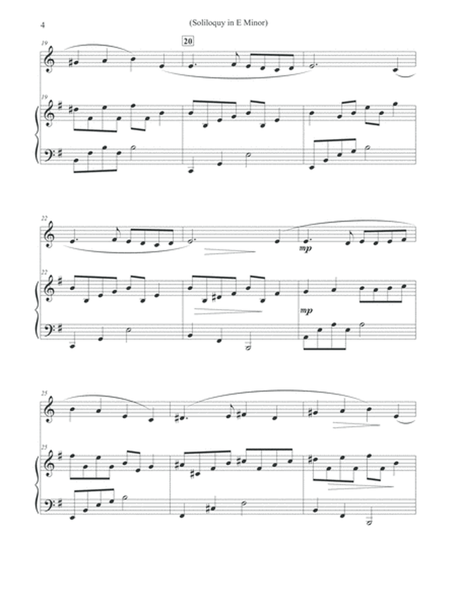 Soliloquy in E Minor - Alto Flute & Piano image number null