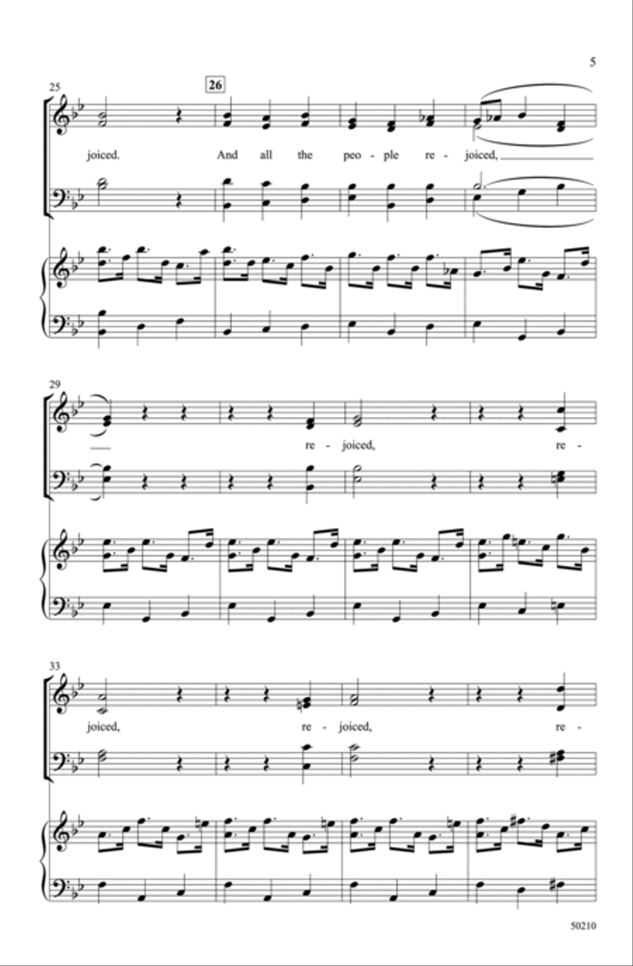 Zadok the Priest Zadok the Priest Choir scores gallery preview page 4