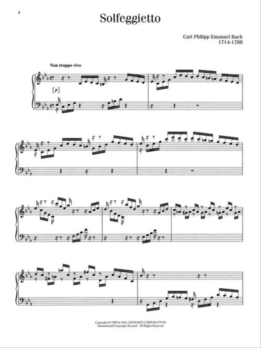 Great Easier Piano Literature Piano Solo scores gallery preview page 6