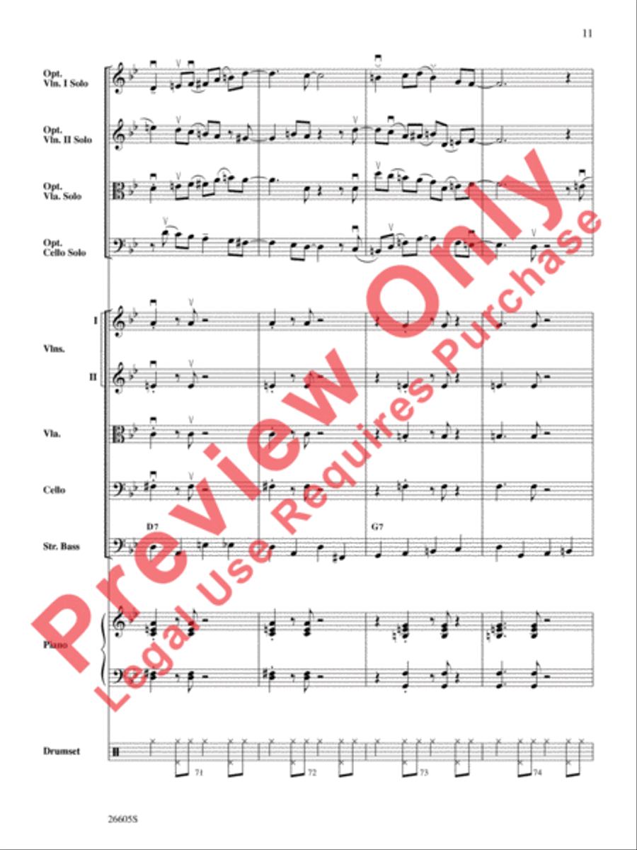 I Got Rhythm String Orchestra scores gallery preview page 12