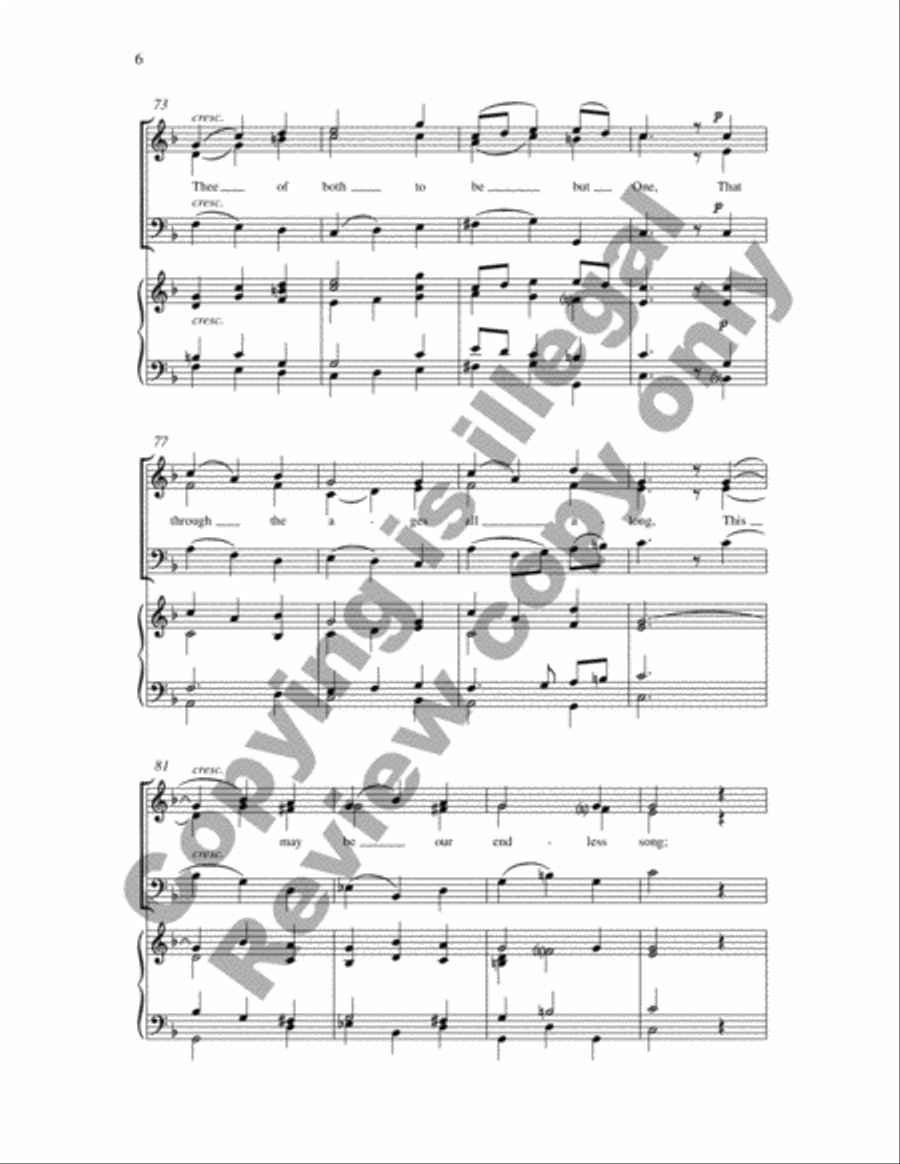 Come, Holy Ghost Come, Holy Ghost 3-Part scores gallery preview page 12