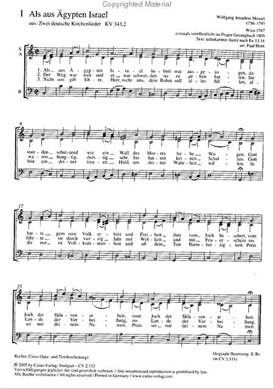 Chorbuch Mozart/Haydn II (geistliche Werke SAB) 3-Part scores gallery preview page 2