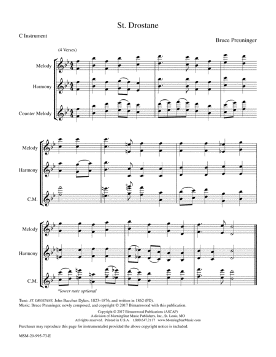 St. Drostane St. Drostane Piano and Keyboard scores gallery preview page 1
