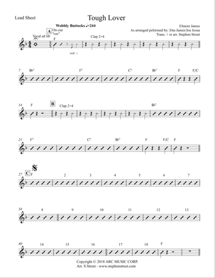 Tough Lover Jazz Ensemble scores gallery preview page 5