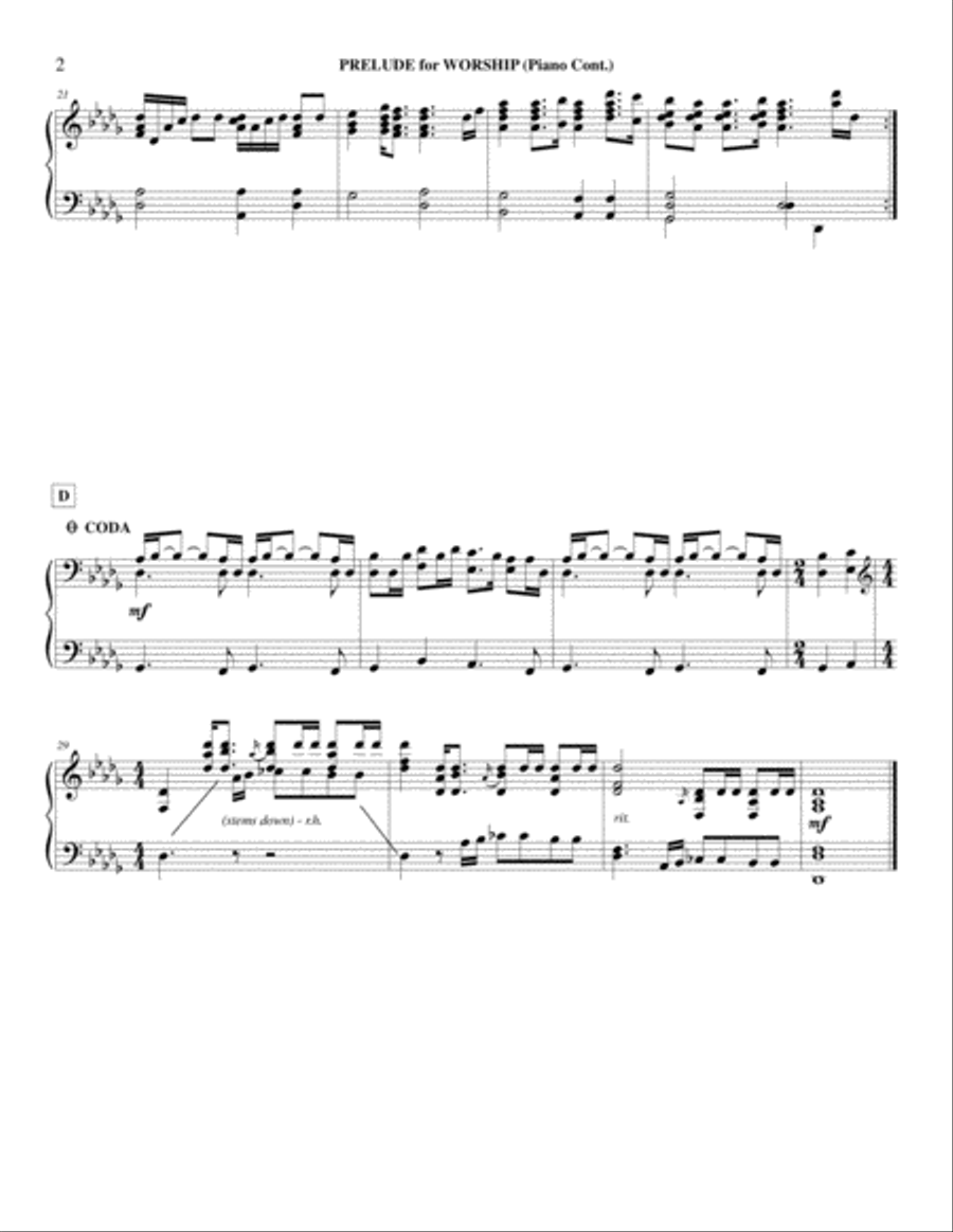 Prelude for Worship Small Ensemble scores gallery preview page 2