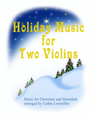 Book cover for Holiday Music for Two Violins