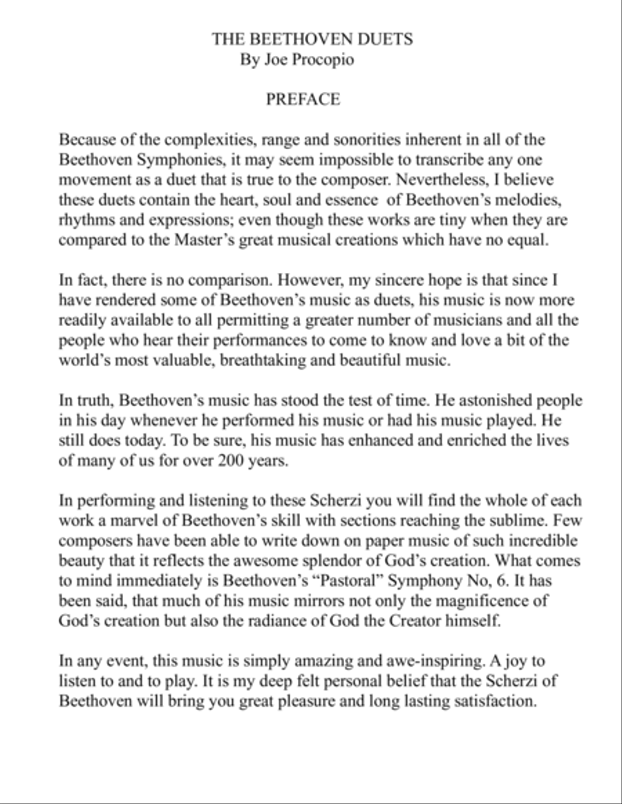 The Beethoven Duets For Flute Scherzo No. 3 Woodwind Duet scores gallery preview page 2
