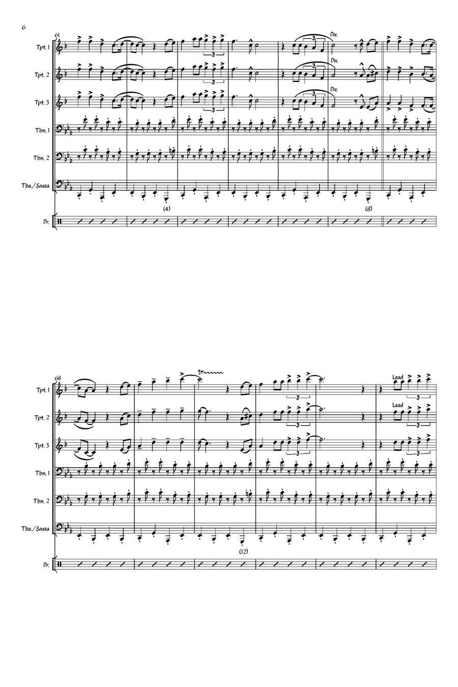 Wake Me Up Small Ensemble scores gallery preview page 6