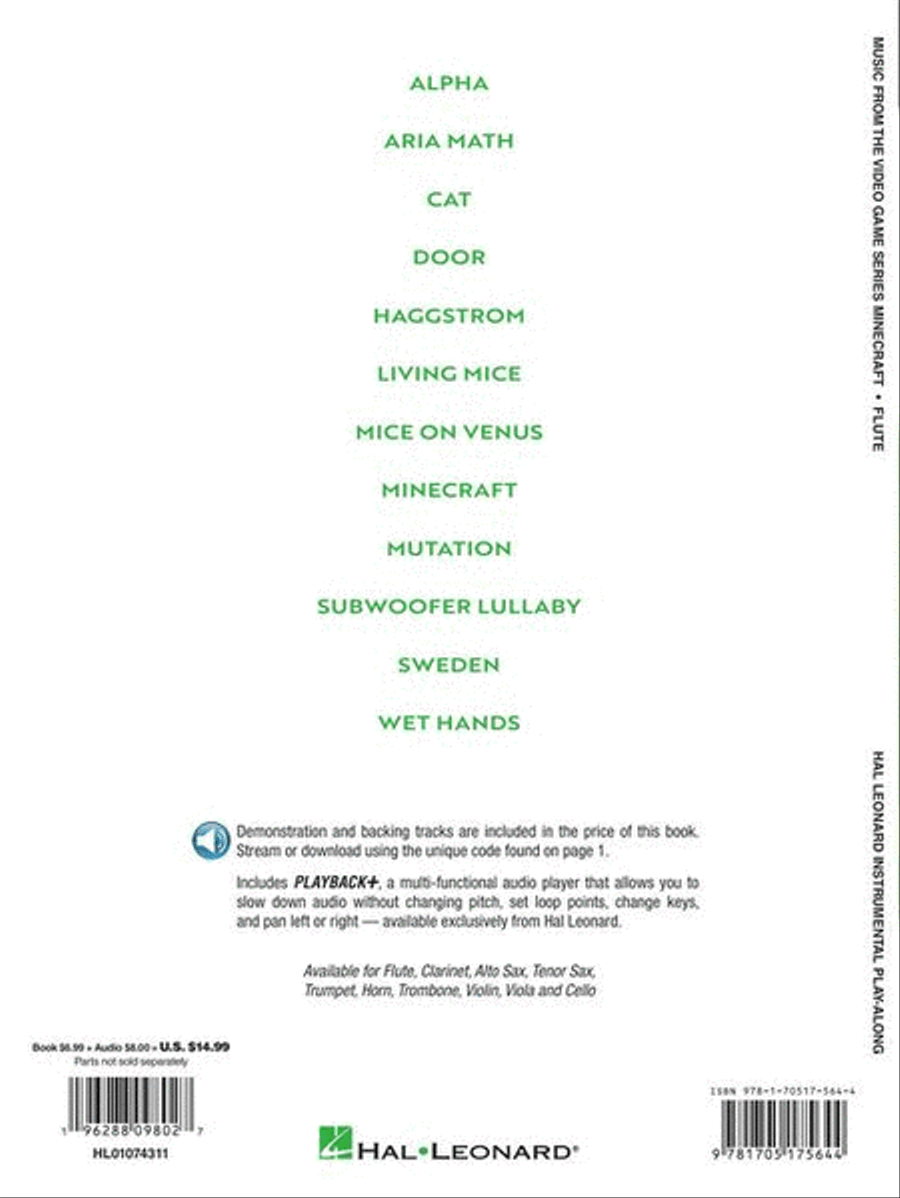 Minecraft – Music from the Video Game Series Flute Solo scores gallery preview page 6