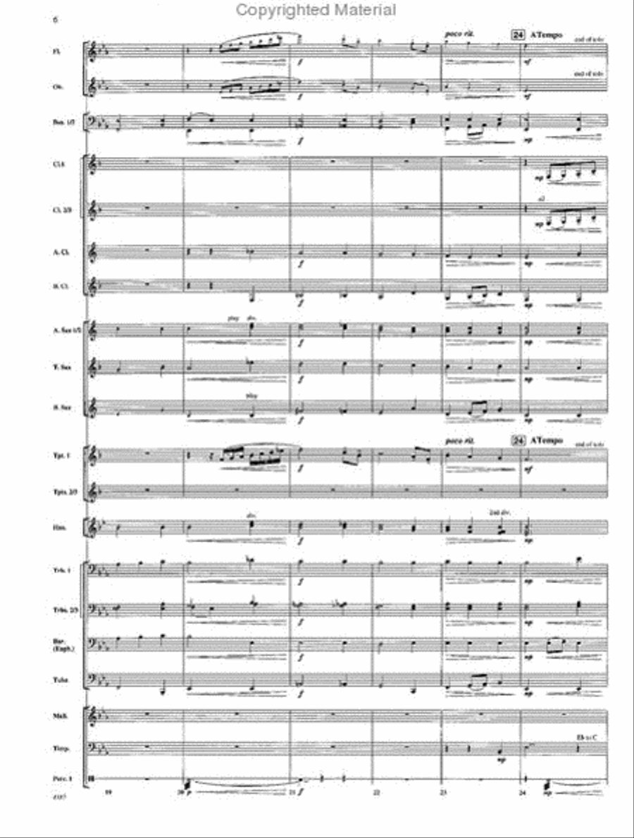 A Child's Lullaby Big Band scores gallery preview page 5