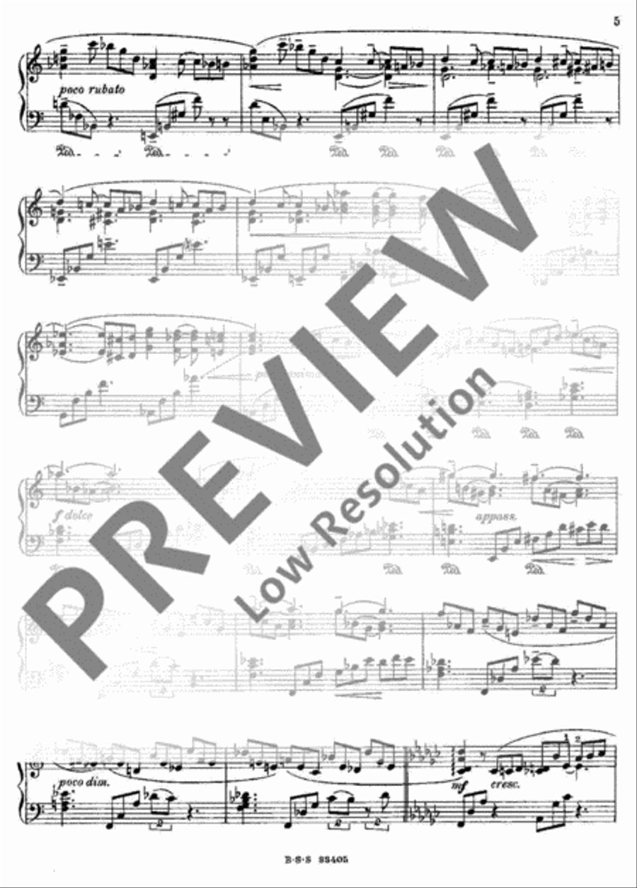Impromptu Piano Solo scores gallery preview page 6