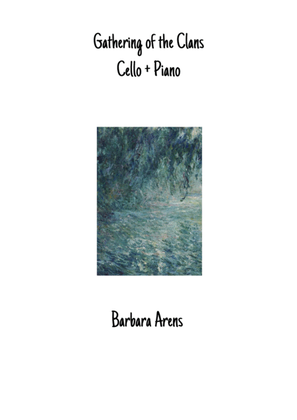 Book cover for Gathering of the Clans for Cello + Piano