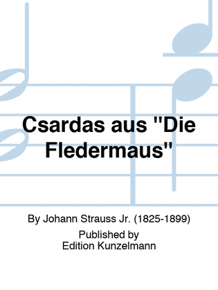 Csárdás from 'Die Fledermaus'