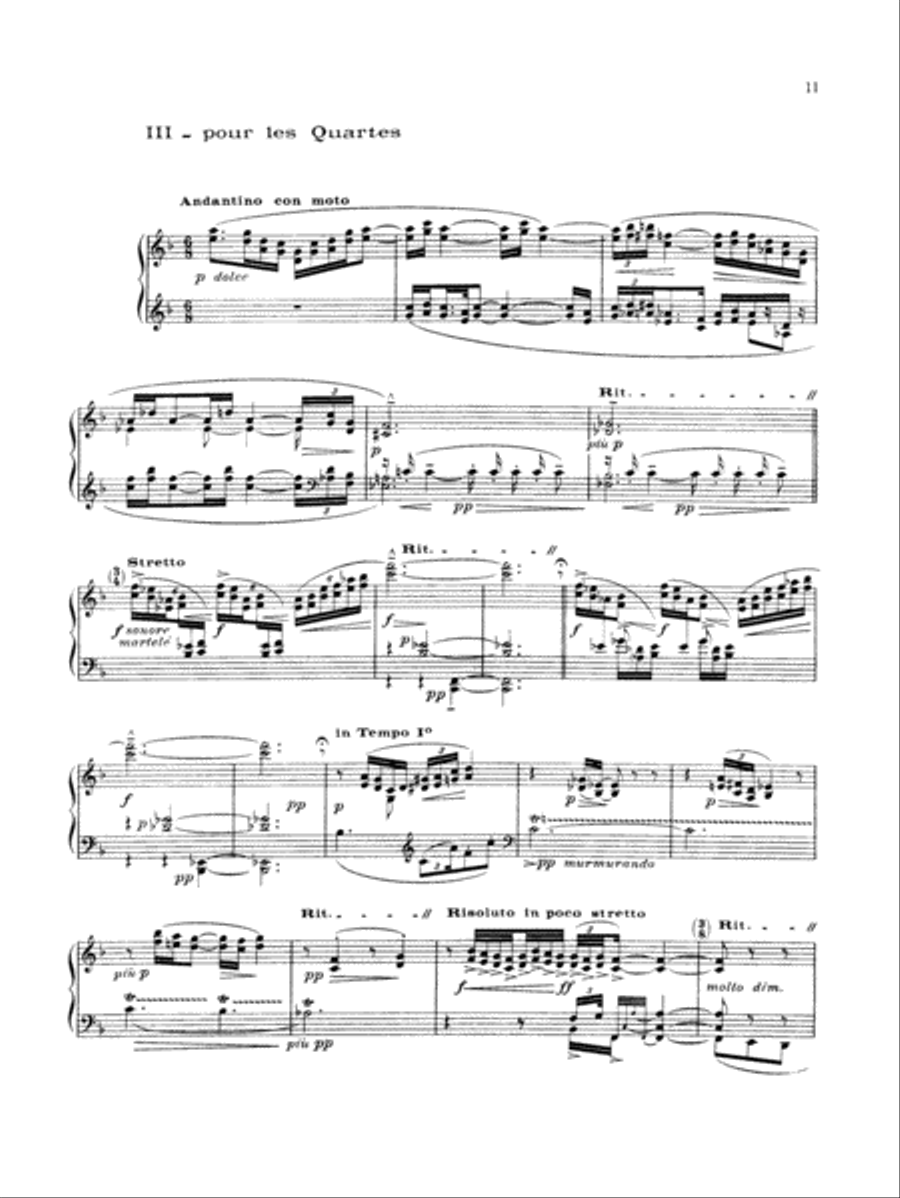 Debussy: Douze Etudes Piano Method scores gallery preview page 1