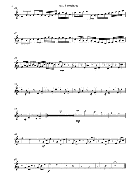 Canon - Johann Pachebel (Saxophone Choir Quartet) image number null