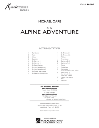 Book cover for Alpine Adventure - Full Score