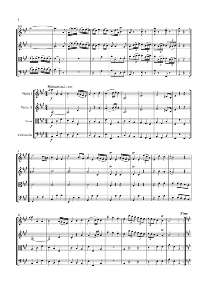 Haydn - String Quartet in A major, Hob.III:7 ; Op.2 No.1