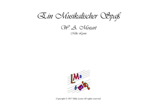 Book cover for Brass Octet - Mozart - Ein Musikalischer Spaß
