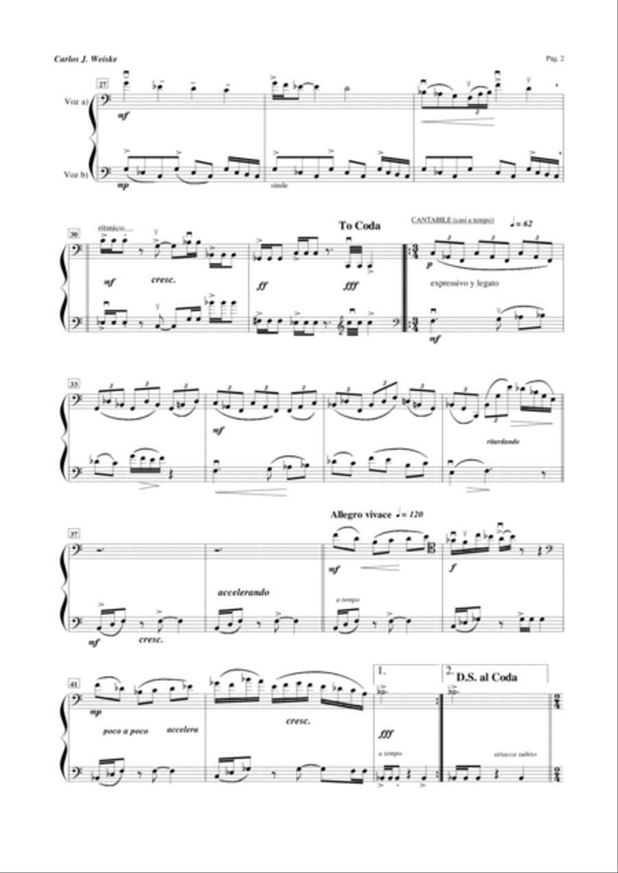 AMARULA Duetto for Cello String Duet scores gallery preview page 2