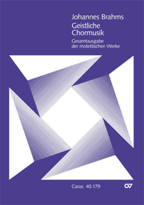 Book cover for Sacred Choral Music (Geistliche Chormusik)