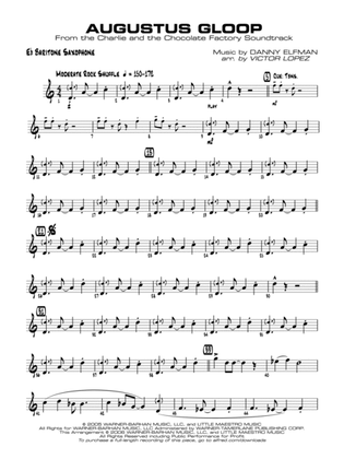 Augustus Gloop: E-flat Baritone Saxophone
