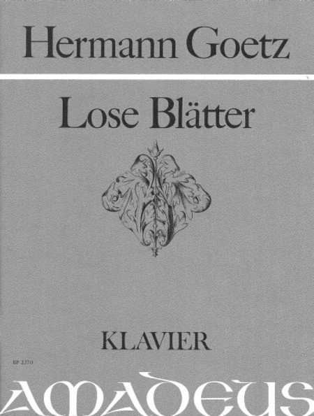 Lose Blaetter op. 7