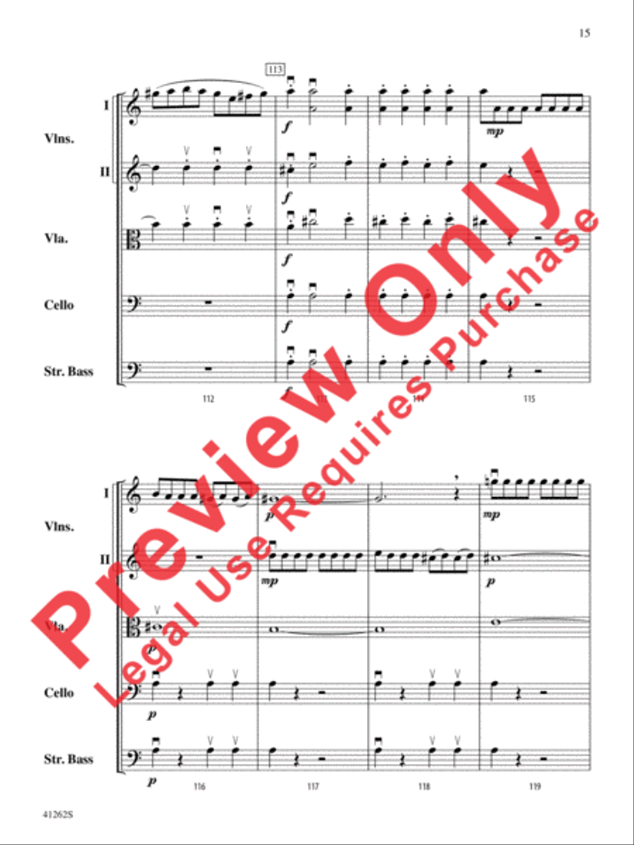 Cosi Fan Tutte String Orchestra scores gallery preview page 16