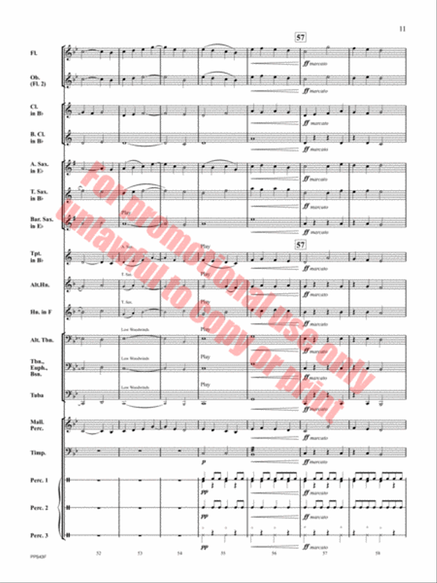 False Start False Start Concert Band scores gallery preview page 12