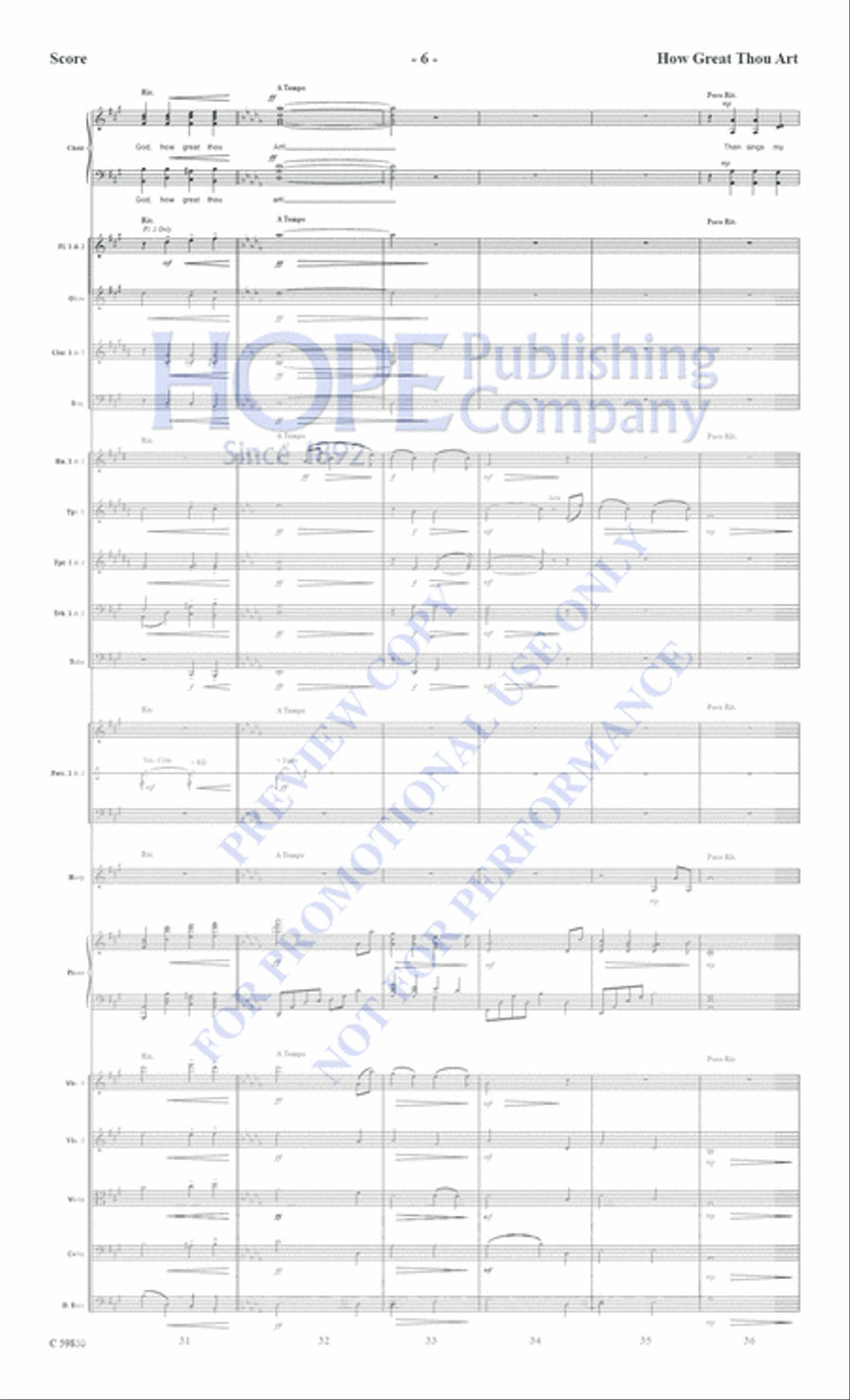 How Great Thou Art How Great Thou Art Choir scores gallery preview page 7