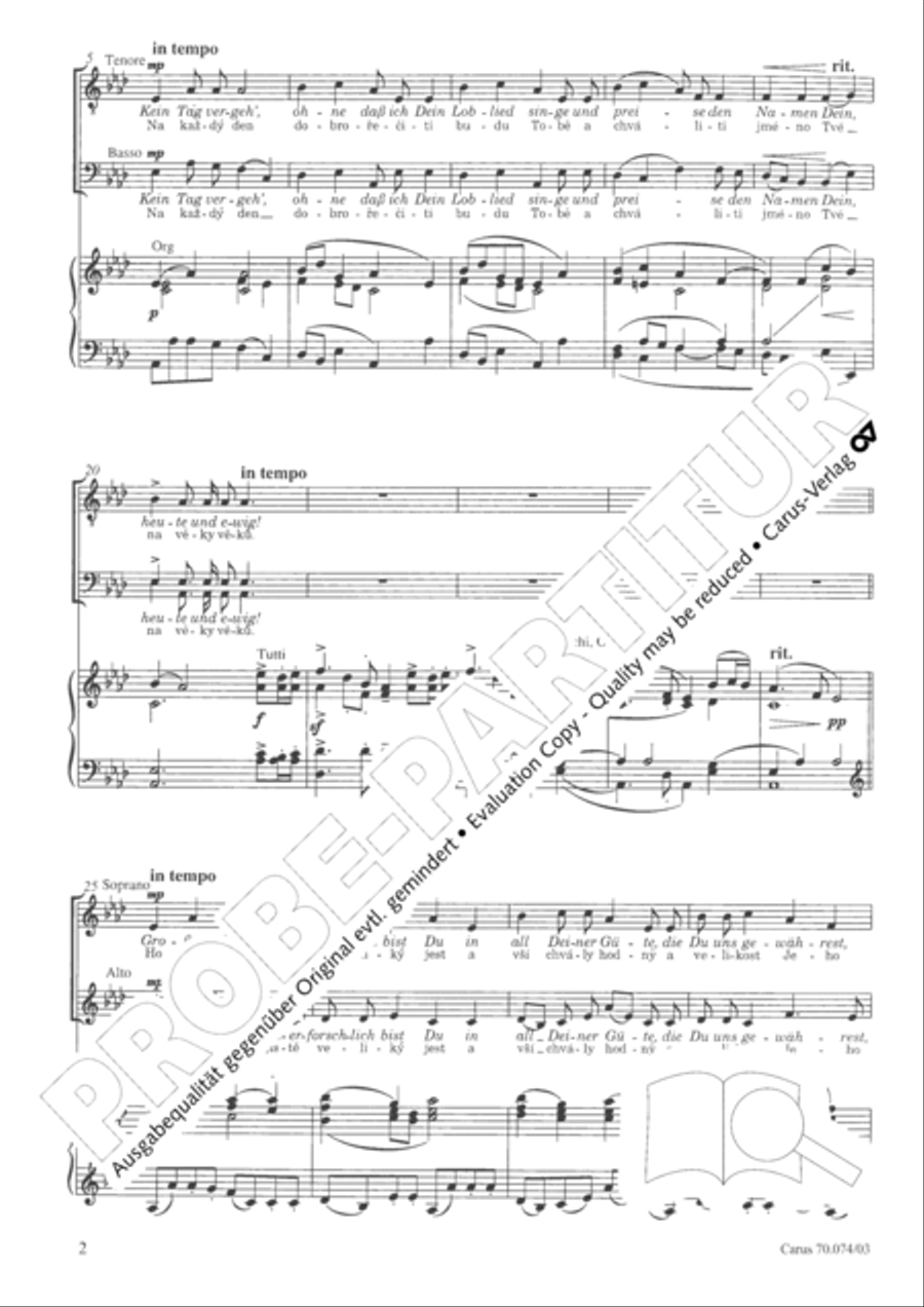 Gott, ich sing Dir neue Lieder 4-Part scores gallery preview page 3