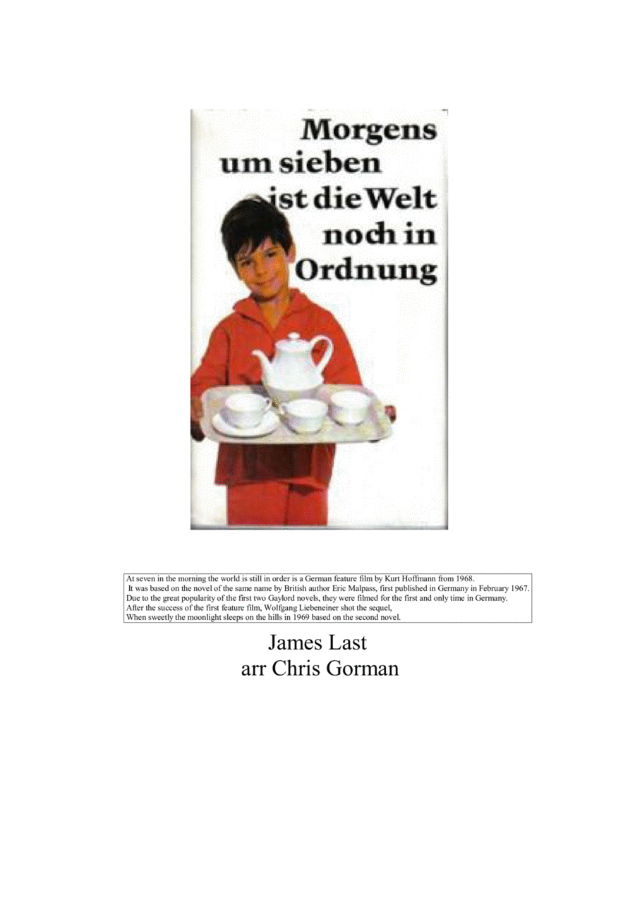 Book cover for Morgen um Sieben (Mornings at Seven)