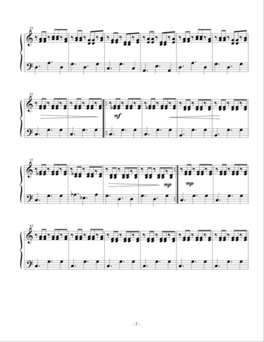Serengeti Serenade Marimba scores gallery preview page 2