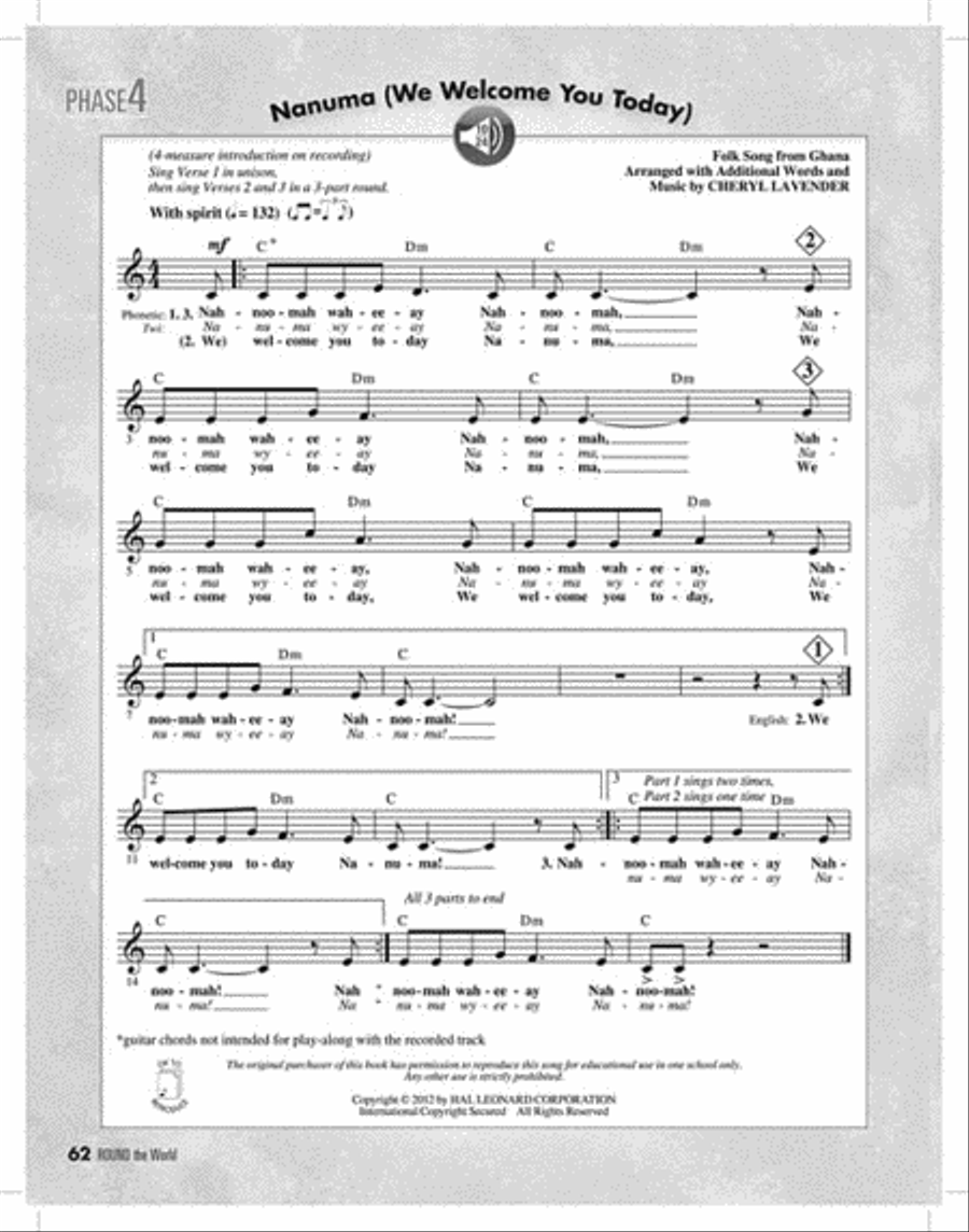 ROUND the World ROUND the World Choir scores gallery preview page 2