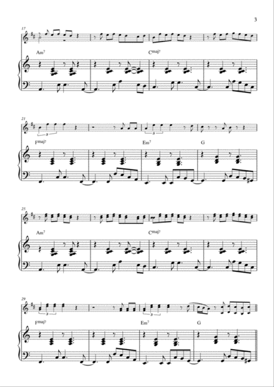 Senorita Senorita Trumpet Duet scores gallery preview page 3