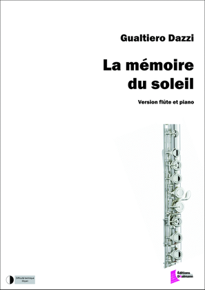 La mémoire du soleil. Version Flûte et piano