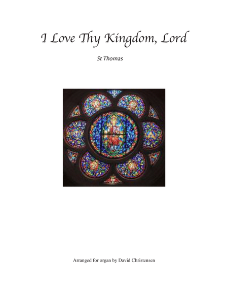 I Love Thy Kingdom, Lord (St. Thomas) image number null