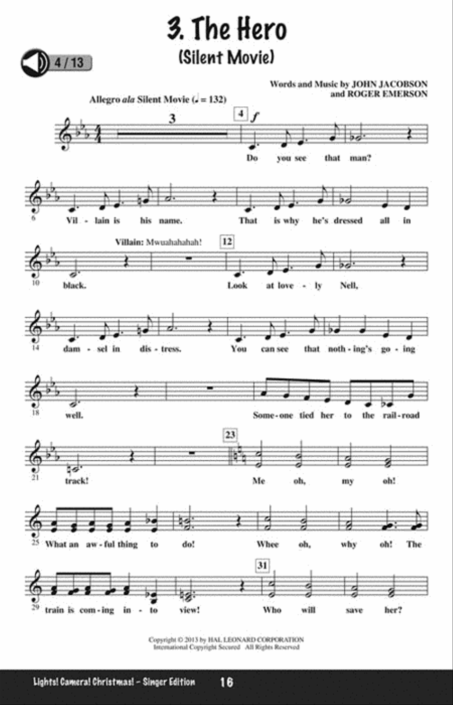 Lights! Camera! Christmas! Choir scores gallery preview page 4
