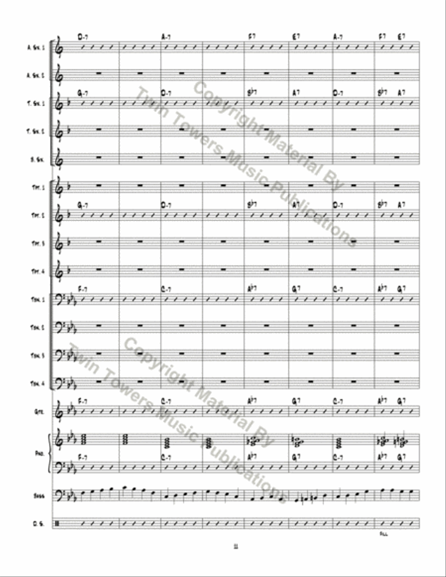 DJ Private Eye Jazz Ensemble scores gallery preview page 12