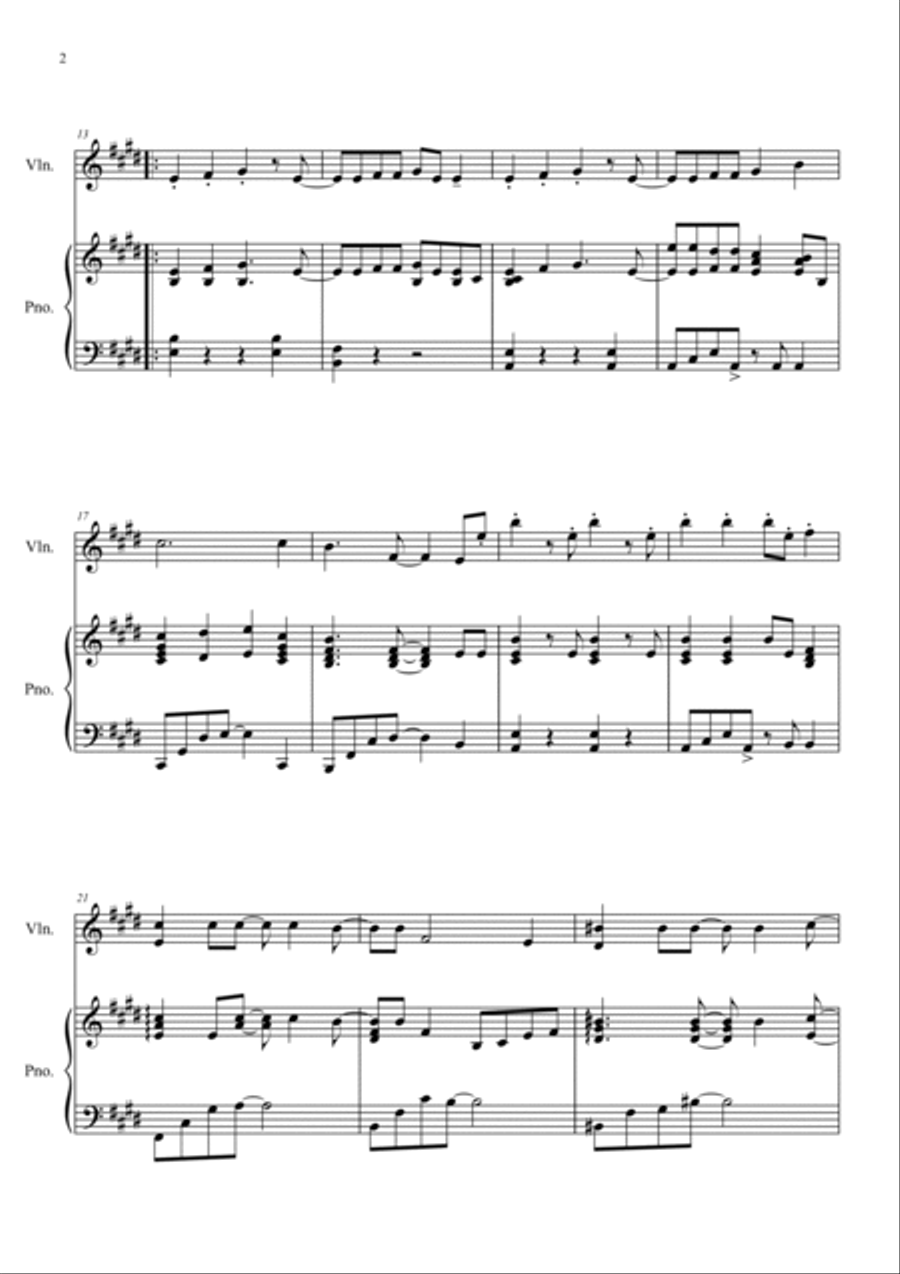 Pretty Pretty Violin Solo scores gallery preview page 2